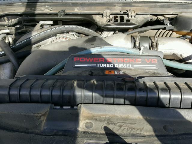 1FMSU45P93ED54130 - 2003 FORD EXCURSION BLUE photo 7