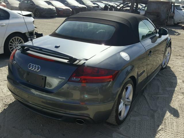 TRUSFAFK1F1001043 - 2015 AUDI TT GRAY photo 4