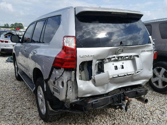 JTJJM7FX6A5013567 - 2010 LEXUS GX PREMIUM SILVER photo 3