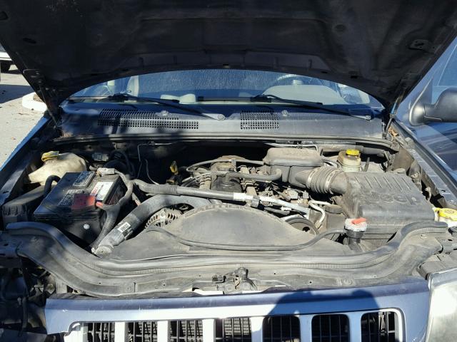 1J4GX48S14C216963 - 2004 JEEP GRAND CHER GRAY photo 7