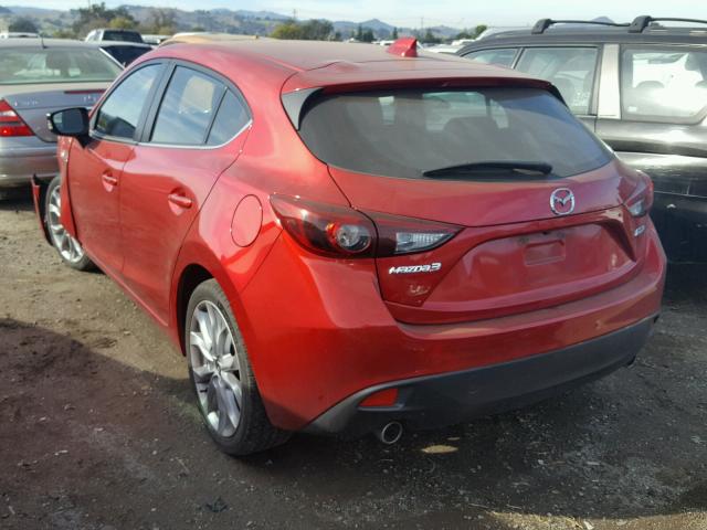 JM1BM1M39E1162265 - 2014 MAZDA 3 GRAND TO RED photo 3