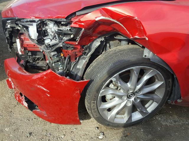 JM1BM1M39E1162265 - 2014 MAZDA 3 GRAND TO RED photo 9