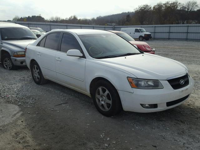 5NPEU46F76H089820 - 2006 HYUNDAI SONATA GLS WHITE photo 1