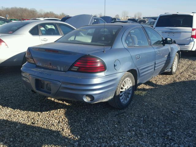 1G2NE52E4XM725444 - 1999 PONTIAC GRAND AM S BLUE photo 4