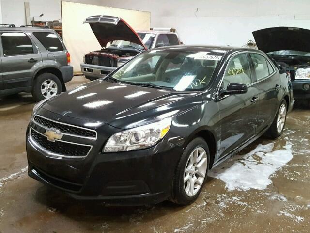 1G11D5RR2DF100197 - 2013 CHEVROLET MALIBU 1LT BLACK photo 2