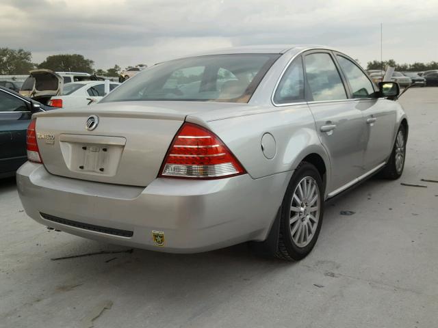 1MEHM42136G613720 - 2006 MERCURY MONTEGO PR SILVER photo 4