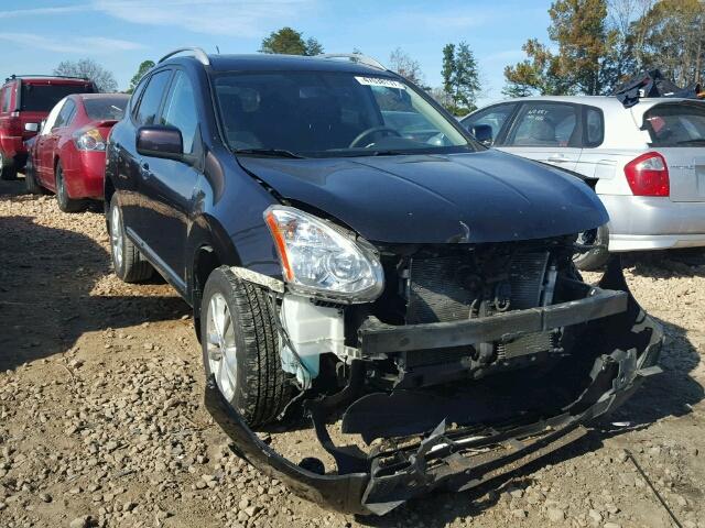 JN8AS5MV6DW620540 - 2013 NISSAN ROGUE S BLACK photo 1