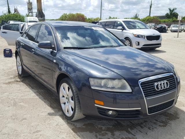 WAUAH74F87N147715 - 2007 AUDI A6 3.2 GRAY photo 1