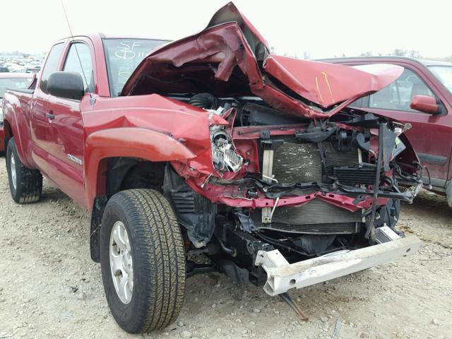 5TETU62N25Z084083 - 2005 TOYOTA TACOMA PRE RED photo 9