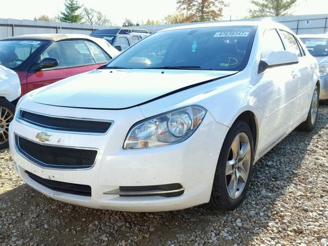 1G1ZC5EB4AF172559 - 2010 CHEVROLET MALIBU 1LT WHITE photo 2