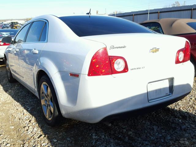 1G1ZC5EB4AF172559 - 2010 CHEVROLET MALIBU 1LT WHITE photo 3