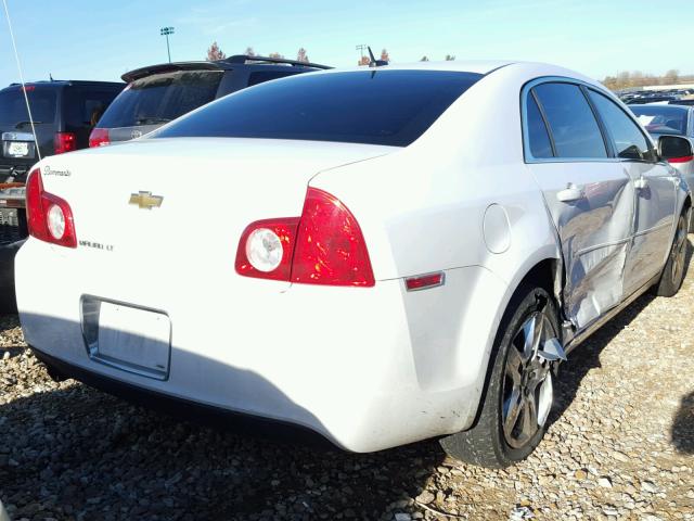 1G1ZC5EB4AF172559 - 2010 CHEVROLET MALIBU 1LT WHITE photo 4