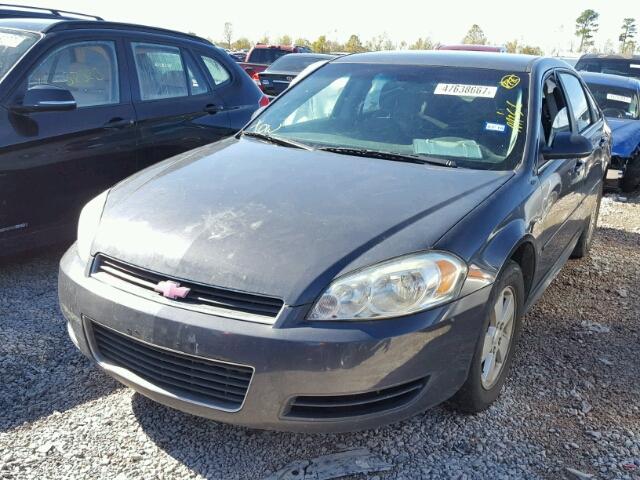 2G1WT57K491127799 - 2009 CHEVROLET IMPALA 1LT GRAY photo 2