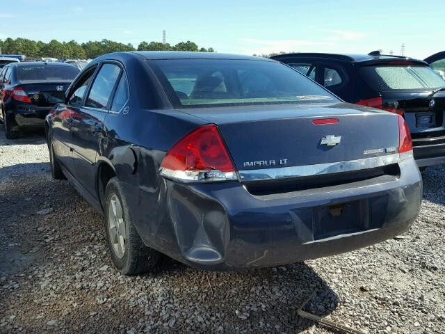 2G1WT57K491127799 - 2009 CHEVROLET IMPALA 1LT GRAY photo 3