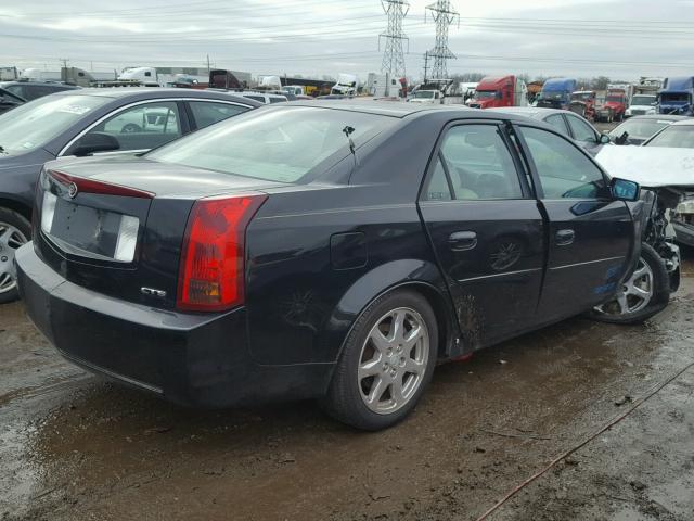 1G6DM57N830118762 - 2003 CADILLAC CTS BLACK photo 4