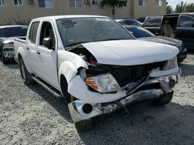 1N6AD0ER2AC449421 - 2010 NISSAN FRONTIER C WHITE photo 1