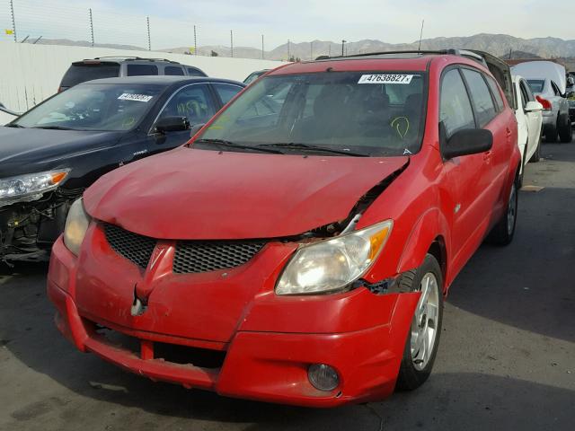 5Y2SM64834Z421213 - 2004 PONTIAC VIBE RED photo 2