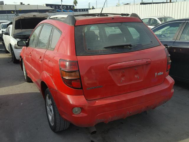 5Y2SM64834Z421213 - 2004 PONTIAC VIBE RED photo 3