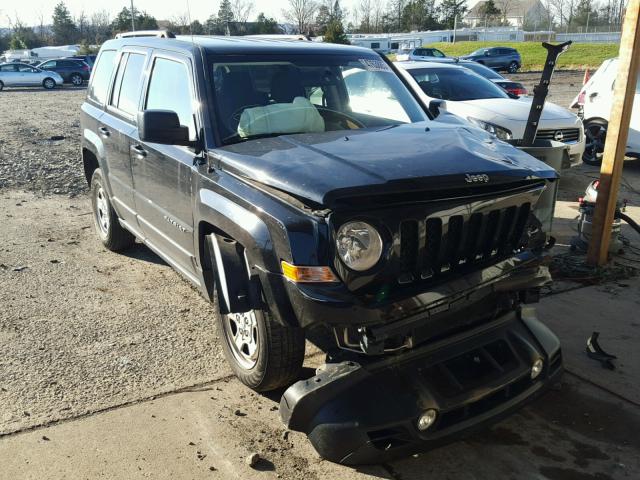 1C4NJRBB9CD568413 - 2012 JEEP PATRIOT SP BLACK photo 1