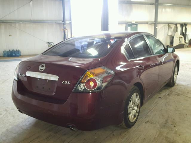 1N4AL2AP3AC101431 - 2010 NISSAN ALTIMA BAS MAROON photo 4