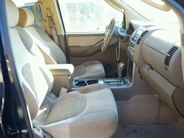 5N1AR18U56C620546 - 2006 NISSAN PATHFINDER BLUE photo 5