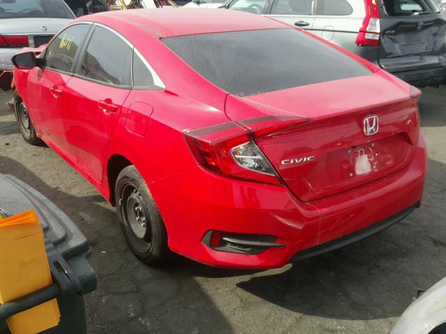 2HGFC2F50GH536843 - 2016 HONDA CIVIC LX RED photo 3