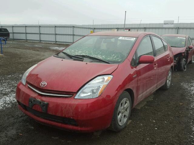 JTDKB20U377580184 - 2007 TOYOTA PRIUS RED photo 2