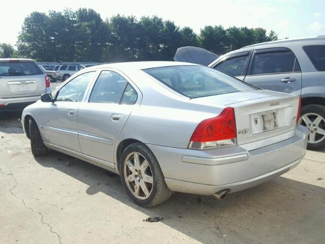YV1RS592252451908 - 2005 VOLVO S60 2.5T SILVER photo 3