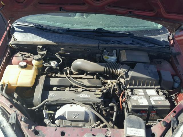 3FAFP31371R248558 - 2001 FORD FOCUS ZX3 RED photo 7