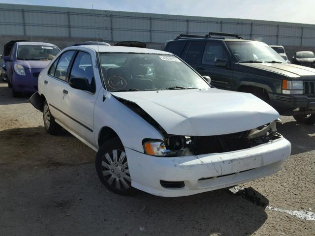 1N4AB41D3WC757172 - 1998 NISSAN SENTRA E WHITE photo 1