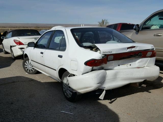 1N4AB41D3WC757172 - 1998 NISSAN SENTRA E WHITE photo 3