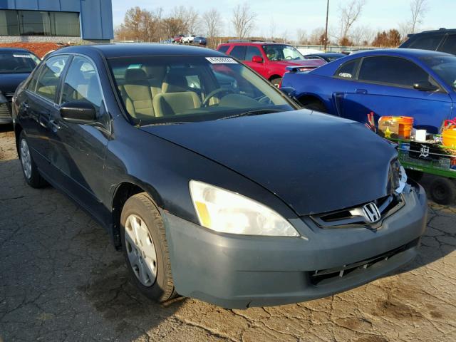 1HGCM56363A049445 - 2003 HONDA ACCORD LX BLACK photo 1