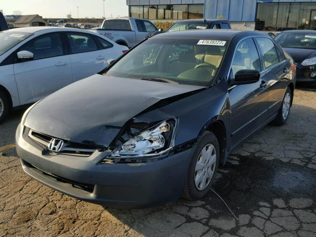 1HGCM56363A049445 - 2003 HONDA ACCORD LX BLACK photo 2