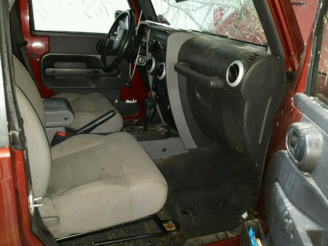 1J4FA54168L512776 - 2008 JEEP WRANGLER S 栗色 照片 5