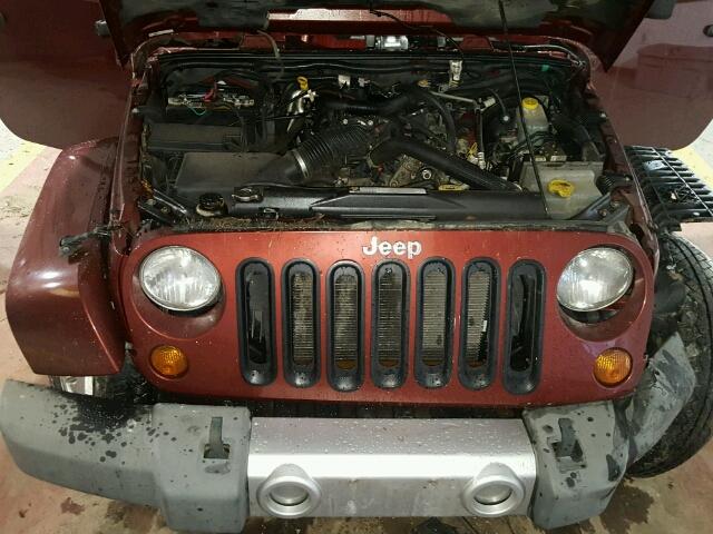 1J4FA54168L512776 - 2008 JEEP WRANGLER S 栗色 照片 7