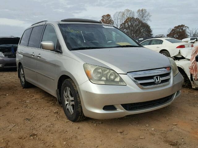 5FNRL38735B023332 - 2005 HONDA ODYSSEY EX SILVER photo 1