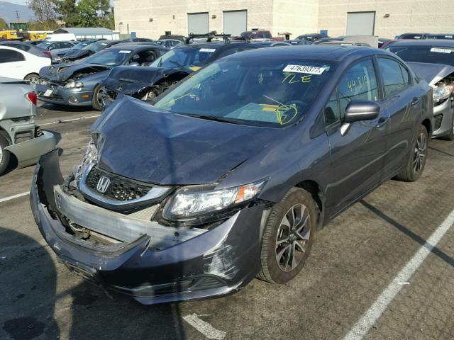 19XFB2F8XFE208657 - 2015 HONDA CIVIC EX Grau Foto 2