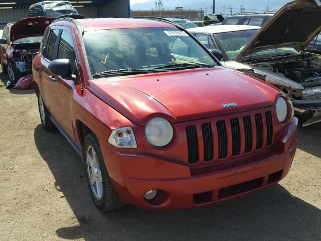 1J8FF47W07D179971 - 2007 JEEP COMPASS RED photo 1