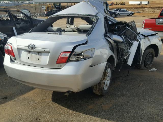 4T1BE46K78U746987 - 2008 TOYOTA CAMRY CE SILVER photo 4