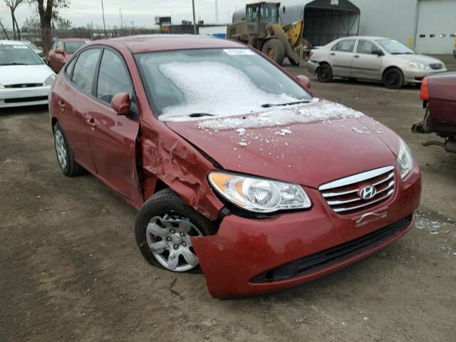 KMHDU4BDXAU960090 - 2010 HYUNDAI ELANTRA BL RED photo 1