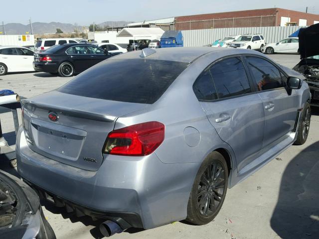 JF1VA1B61H9806596 - 2017 SUBARU WRX SILVER photo 4