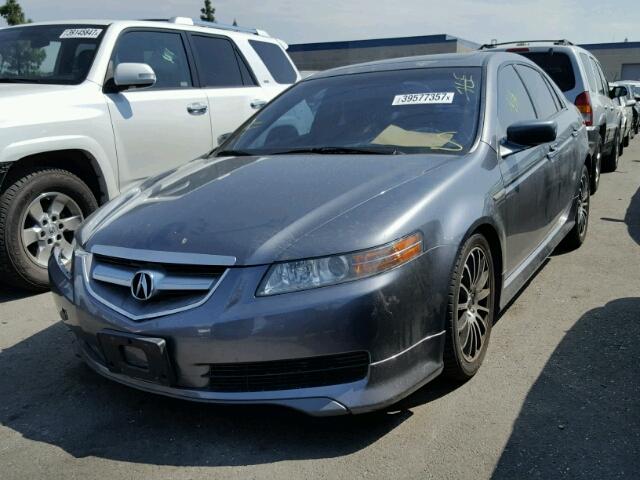 19UUA66225A015936 - 2005 ACURA TL GRAY photo 2