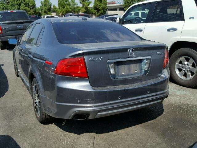 19UUA66225A015936 - 2005 ACURA TL GRAY photo 3