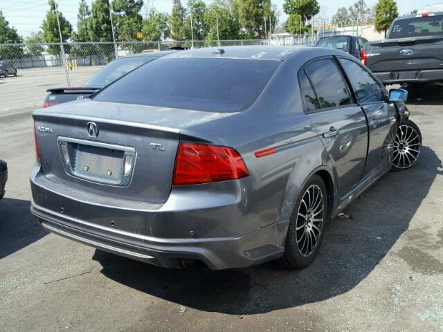 19UUA66225A015936 - 2005 ACURA TL GRAY photo 4