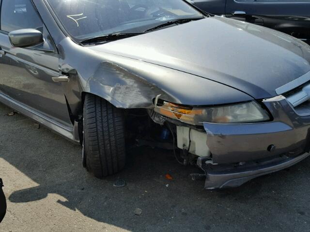 19UUA66225A015936 - 2005 ACURA TL GRAY photo 9