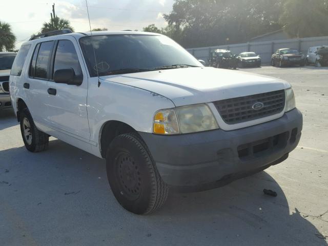 1FMZU62KX3UA90957 - 2003 FORD EXPLORER X WHITE photo 1