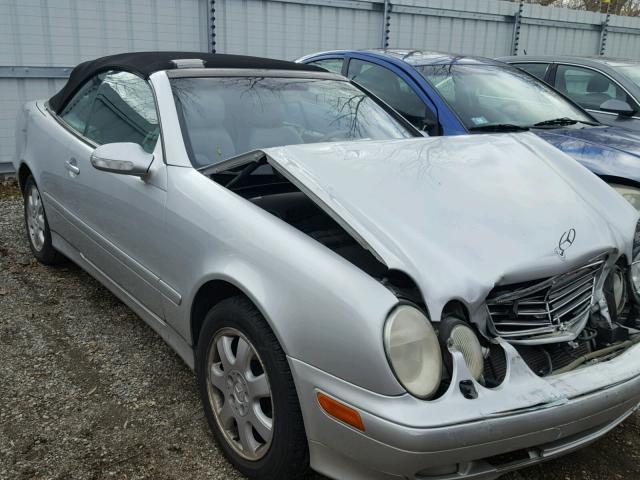 WDBLK65G4YT053423 - 2000 MERCEDES-BENZ CLK 320 GRAY photo 1