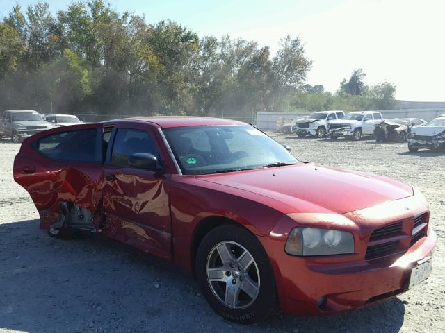 2B3KA43R57H821805 - 2007 DODGE CHARGER SE RED photo 1