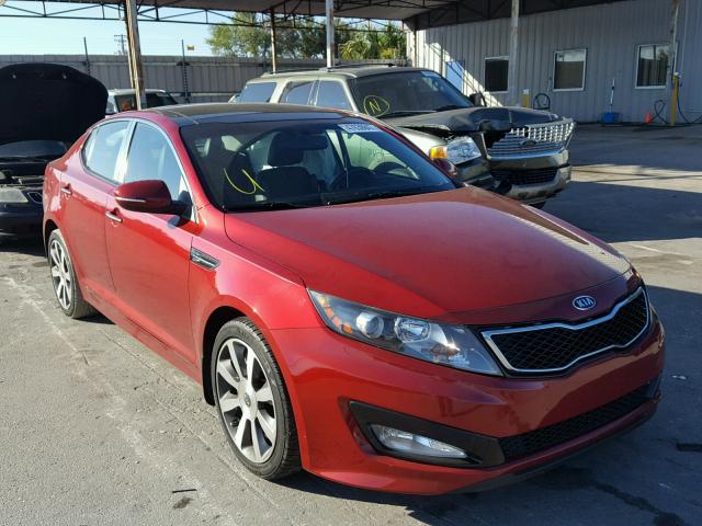 5XXGR4A6XCG045951 - 2012 KIA OPTIMA SX RED photo 1