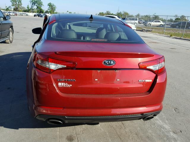 5XXGR4A6XCG045951 - 2012 KIA OPTIMA SX RED photo 10